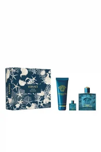 Versace Eros Gift Set 100ml EDP + 5ml EDP + 150ml Bath and Shower Gel