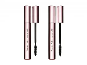 Clarins - Wonder Perfect Mascara 4D Luxurious Lashes Duo - Perfect Black