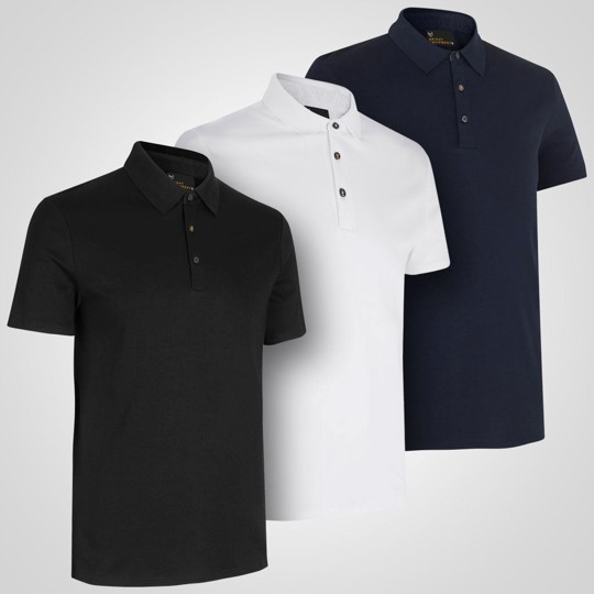 Premium Piké Polo Shirt, Herr