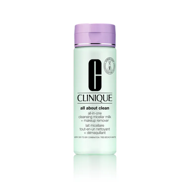 Clinique All About Clean All-In-One Cleansing Micellar Milk + Makeup Remover 200ml - Very Dry To Dry Combination Skin
