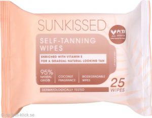 Sunkissed Self-Tanning Wipes - 25 Pieces