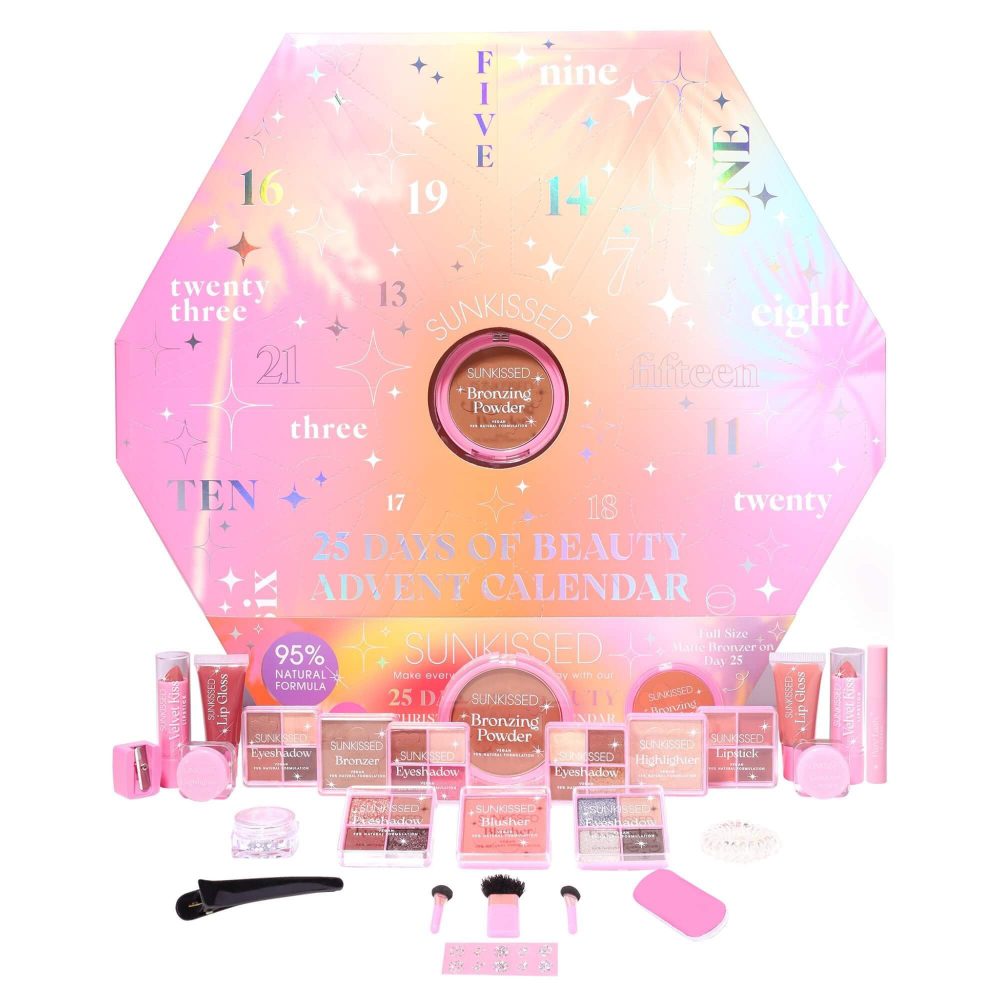 Sunkissed 25 Days Of Beauty Advent Calendar Book 25 Pieces