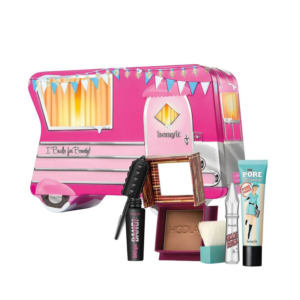 Benefit Icons Gift Set 7.5ml POREfessional Primer + 4ml BAGgal BANG! Mascara - Intense Pitch Black + 2.5g Matte Bronzer