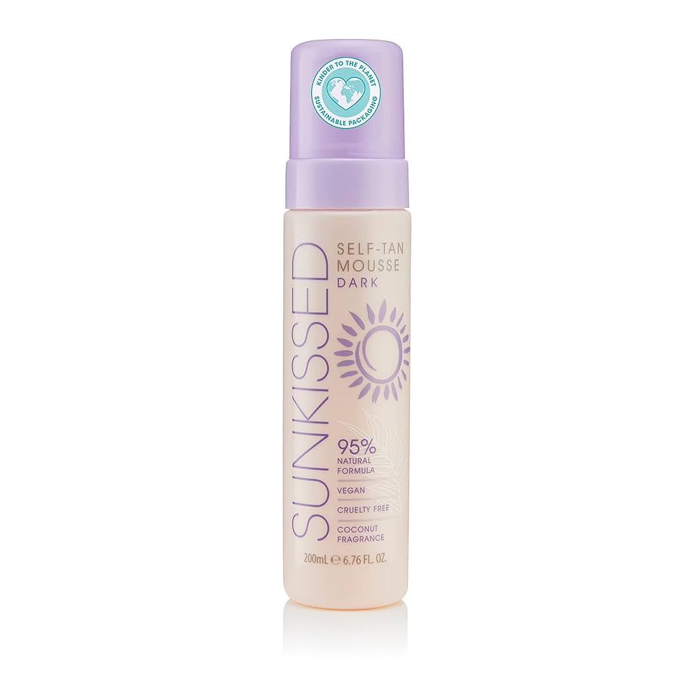 Sunkissed 95 Percent Natural Self Tan Mousse 200ml